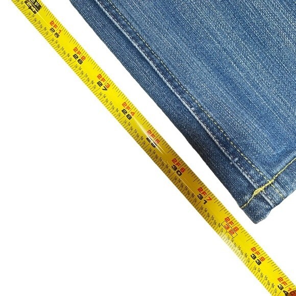 Y2K Diesel Size 6 Bootcut Jean Green Embroidery Pockets‎ Coastal Cowgirl Western - Picture 10 of 12